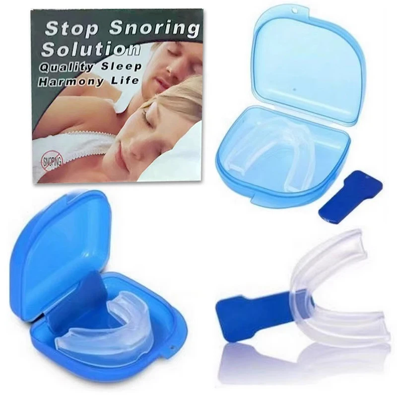 Anti-Snoring Mouth Guard Bruxism Teeth Grinding Dental Night Guard Sleep Aid Mouthpiece Anti Grinding Sleeping Device