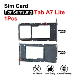 For Samsung Galaxy Tab A7 Lite SM- T220 T225 Sim Card Micro SD SIM Tray Slot Replacement Parts