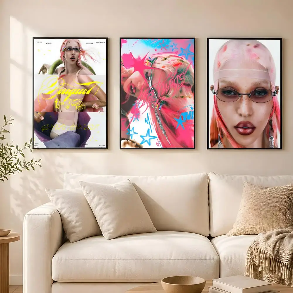 F-FKA Twigs Poster poster Self-adhesive wall stickers, suitable for room decoration, high-quality printing.