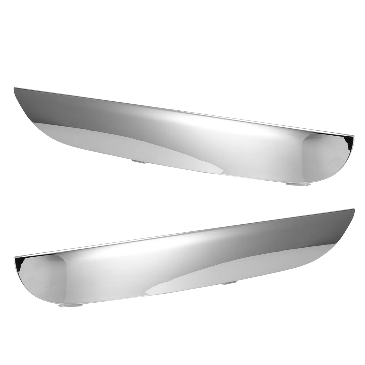 

1Pair Chrome Car Front Bumper Grill Moulding Trim 51118047727 51118047728 for 7 Series F01 F02