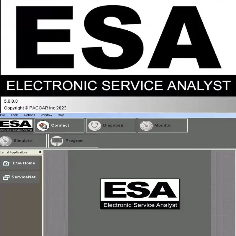 

Hot Paccar ESA Electronic Service Analyst 5.6+ 2023 SW FLASH FILE with Keygen Unlock PC-based Diagnostic Car Repair Tool