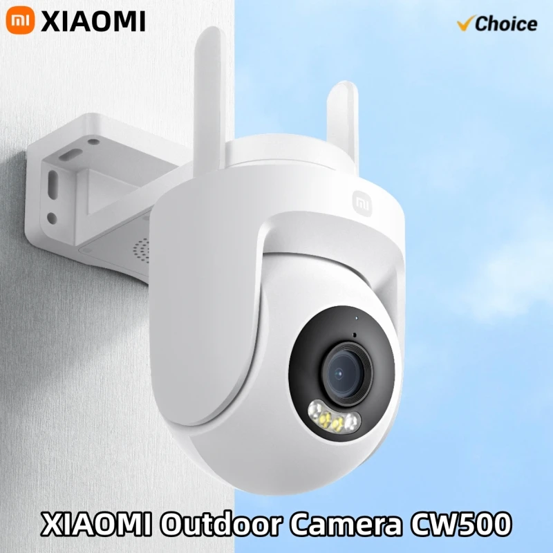 

Уличная камера XIAOMI CW500, защита безопасности, Wi-Fi 6, видеонаблюдение, разрешение 3K Ultra HD, полноцветное ночное видение, IP66, умный дом