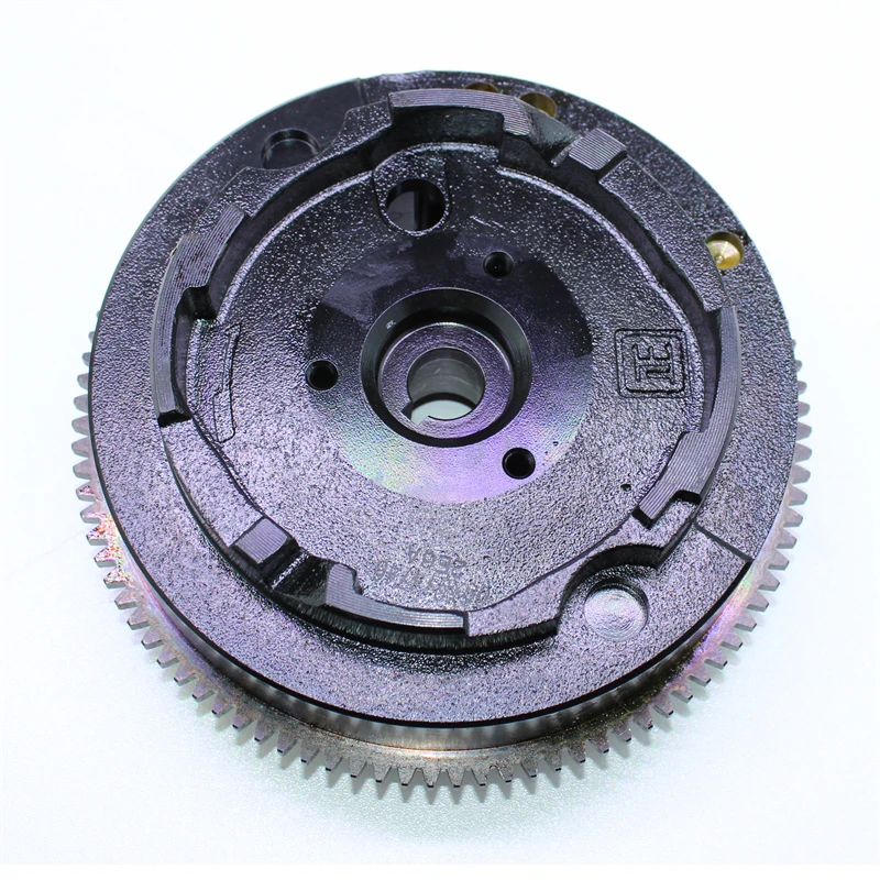 63V-85550-00 Electric Flywheel for Yamaha Boat Engine 9.9HP 15HP Rotor assy with ring gear for Seapro Parsun Hidea Boat Engine