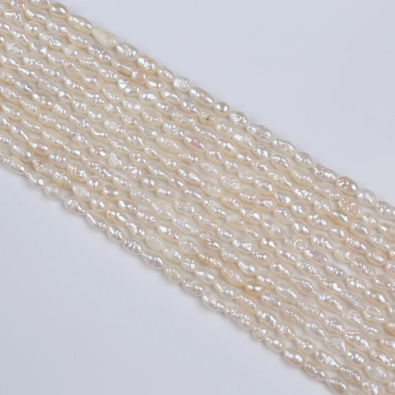 Wholesale White 4-5mm Keshi Pearl Jewelry Natural Freshwater