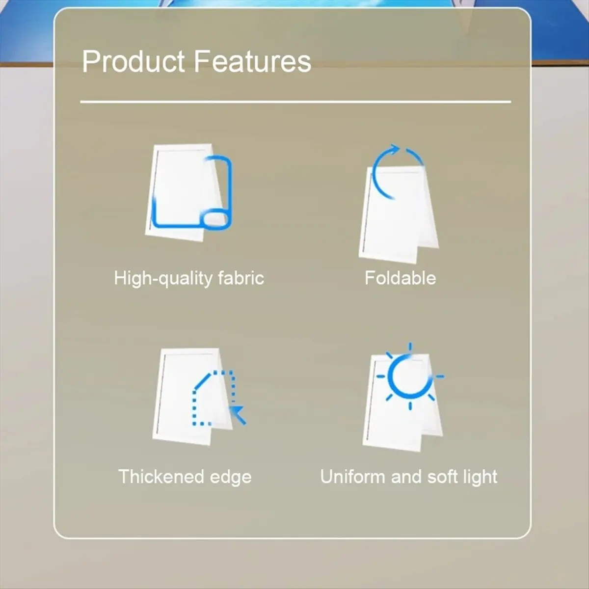 A40I Foldable Photography Diffuser SoftBox Multifunctional Soft Light Screen for Jewelry Countertop Photography