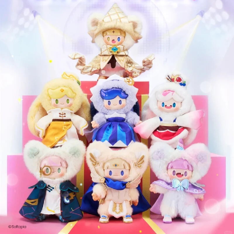 

ADou Fancy Cookie Show Series слепая коробка милая плюшевая кукла ADou Vinly Mystery Box аниме фигурка куклы подвески игрушки праздничные подарки