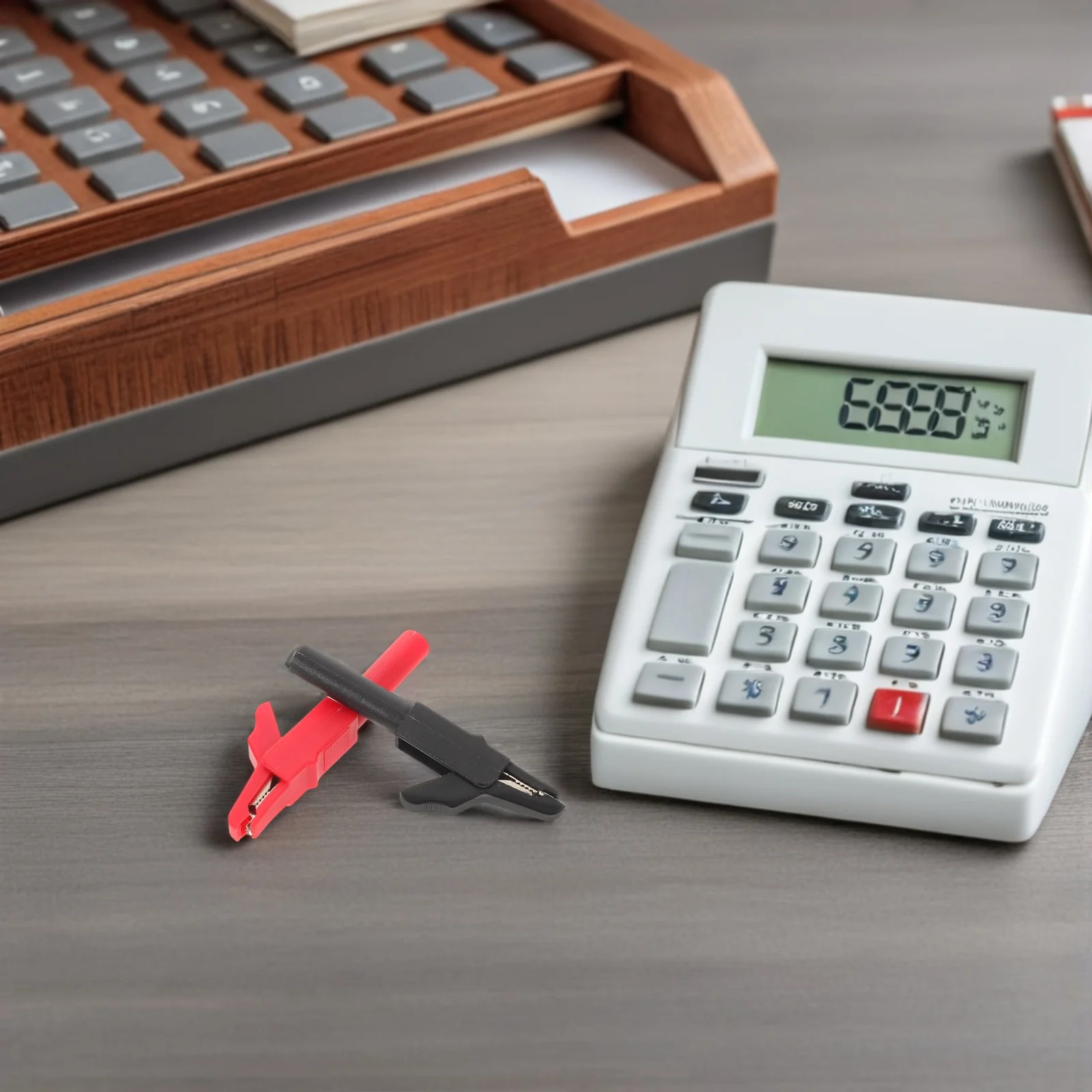 

10Pcs Multimeter Test Leads Banana Jack Socket Insulated Alligator Clips High Voltage Endurance Stable Grip Car Electrical Clips