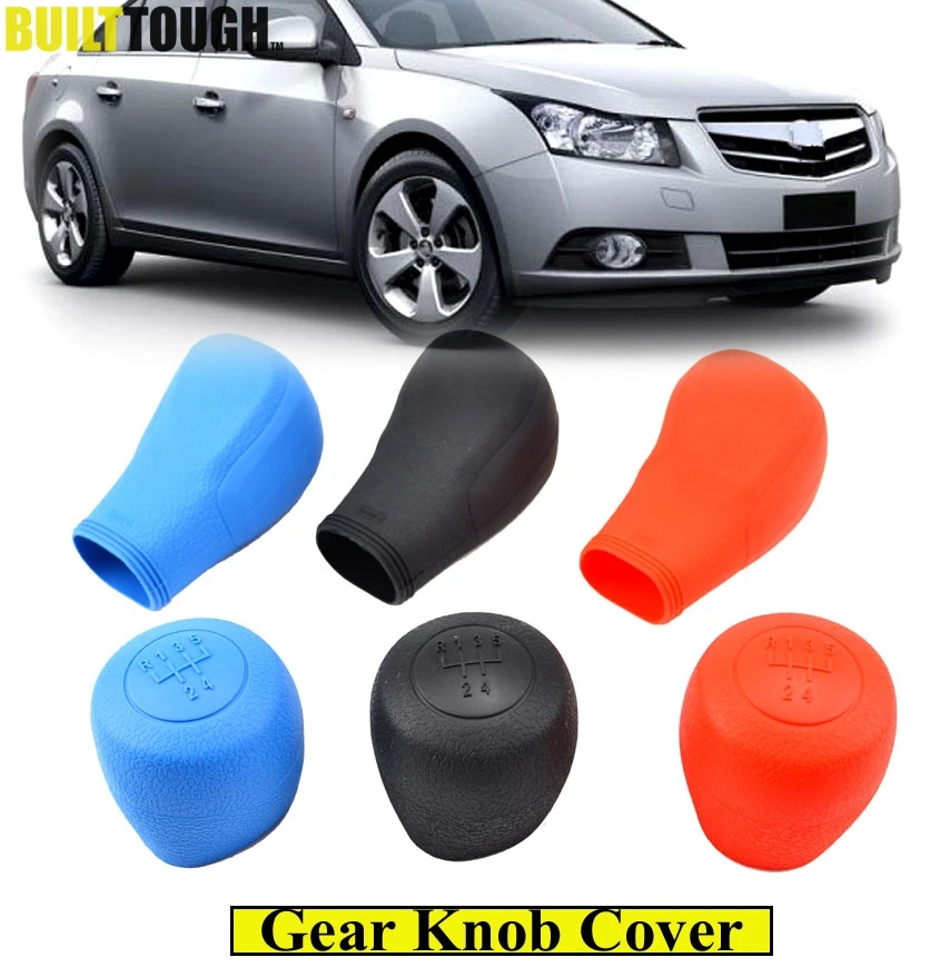 Silicone Car Gear Shift Knob Cover For Chevrolet Cruze 2009-2016 Handbrake Gearshift Head Handball Lever Covers Hand Brake Case