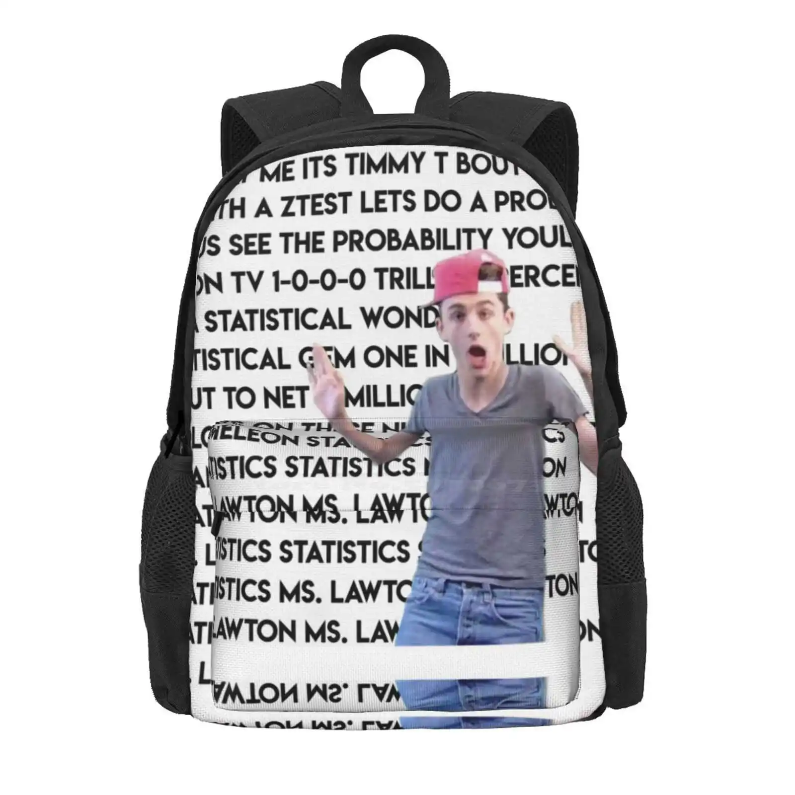 Timothée Chalamet Statistics Hot Sale Schoolbag Backpack Fashion Bags Timothee Chalamet Timothy Chalamet Timothée Chalamet