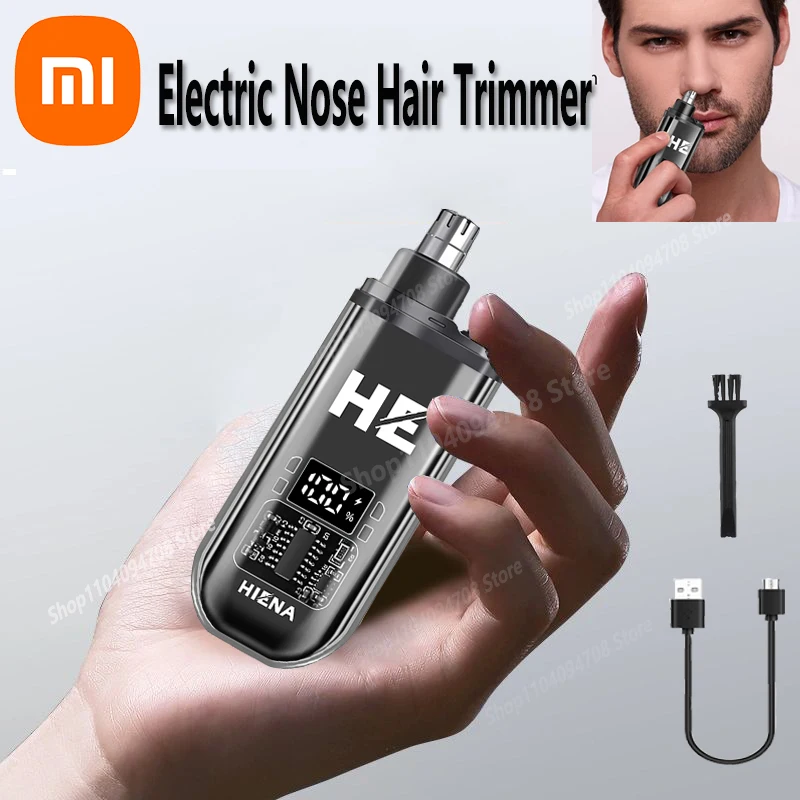 Xiaomi Portable Electric Nose Hair Trimmer Mini Pocket Nose Ears Hair Eyebrow Trimmer for Men Rechargeable Painless Clipper ﻿