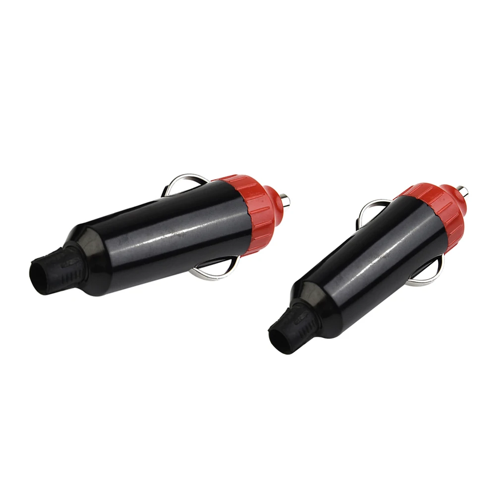 2pcs DC 12V 24V Waterproof Male Car Lighter Socket Plug Connector   Auto Replacement Car Accessories Lighter Plug Hight Quailtly