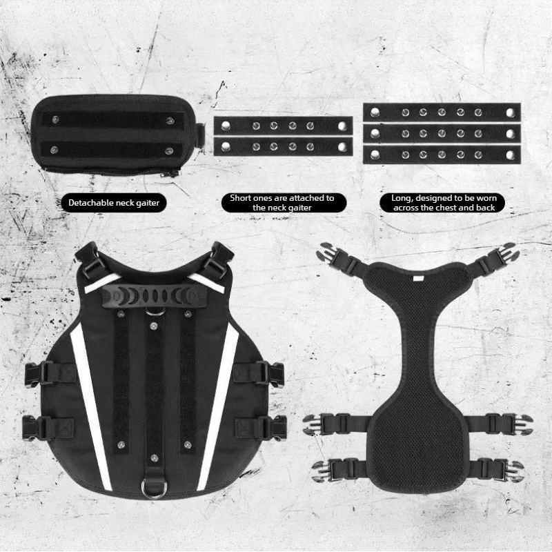 Chaleco protector anti-mordidas para perros pequeños - reflectante - imagen 2
