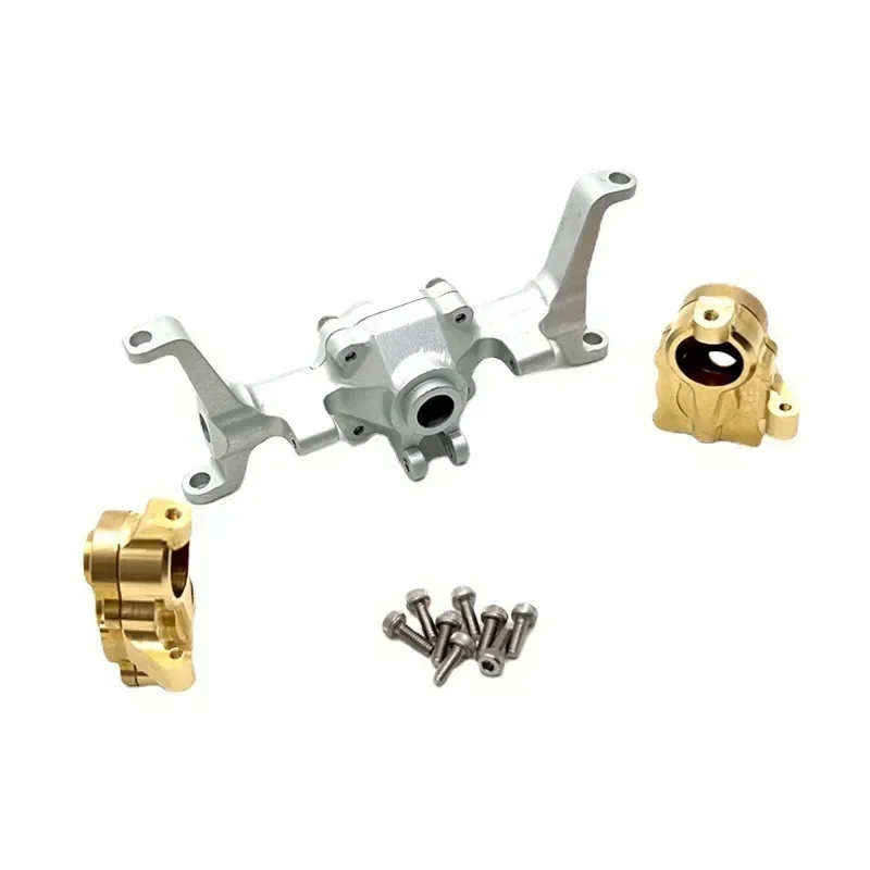 Metal Upgrade CNC Front Axle Housing Steering Cup for FMS 1/24 Xiaoqi FCX24 RC Car Parts