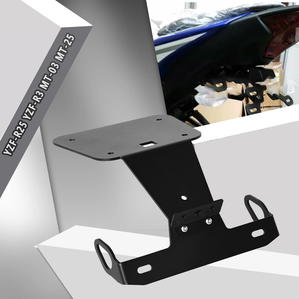 

Motorcycle Accessories License Plate Bracket Holder For YAMAHA YZF R3 R25 MT-25 MT03 2014-2020 2015 2016 2017 2018 2019