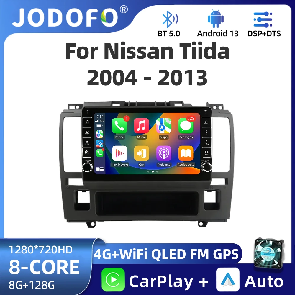 

Car Radio for Nissan Tiida C11 2004-2013 Multimedia Carplay Player 2din Stereo Autoaudio Android Head Unit 9 Inch Navigation GPS