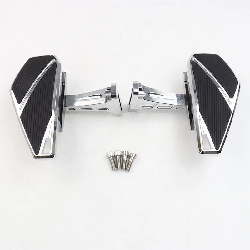 Motorcycle Passenger Footboard Rear Footboard Footboard Pedal For Harley Touring Street Glide Road King Road Glide CVO FLRT FLH