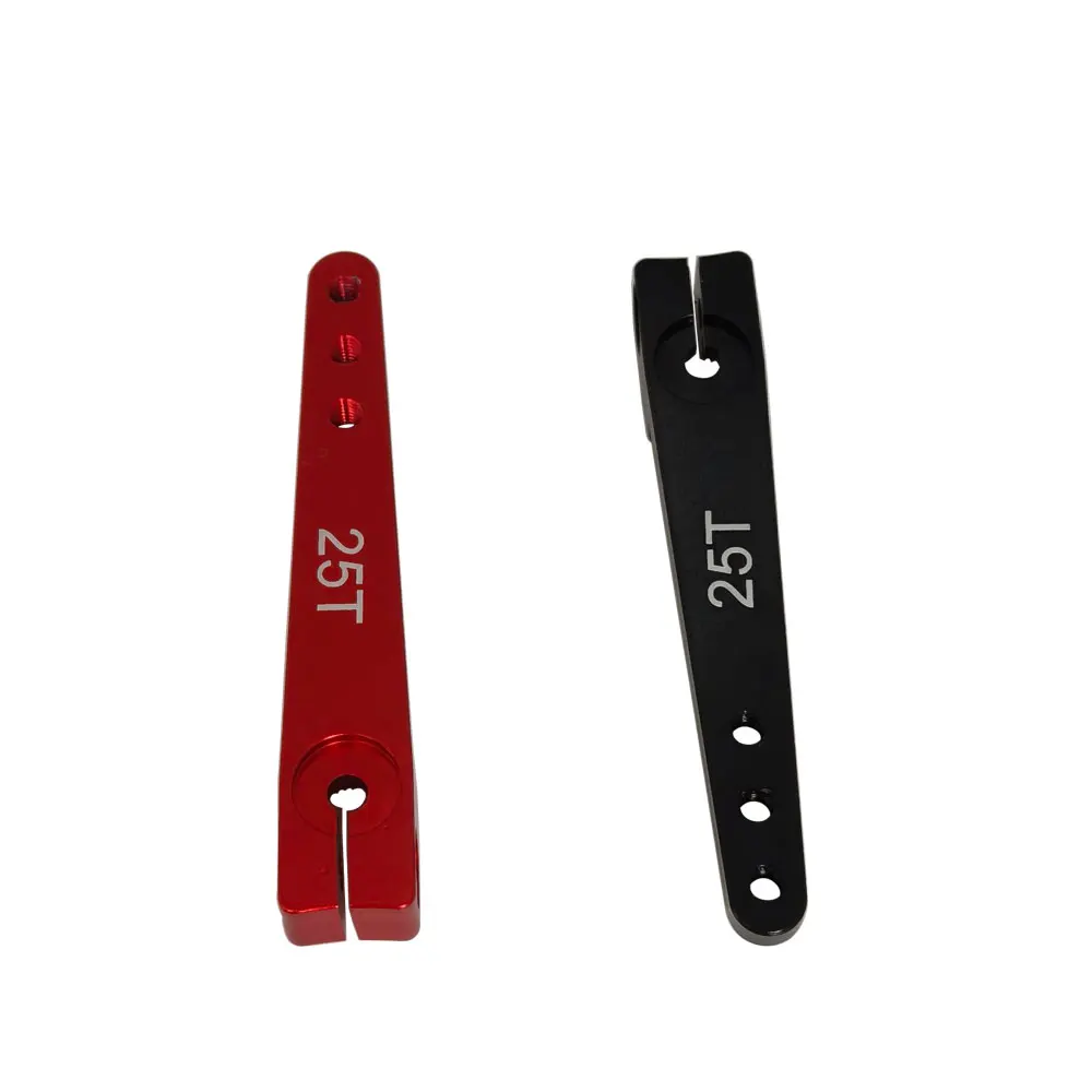 1PC CNC Aluminum Alloy Servo Horn，25T Swing Arm Parts，Metal Steering Servo Arm Horn Arm Metal 2