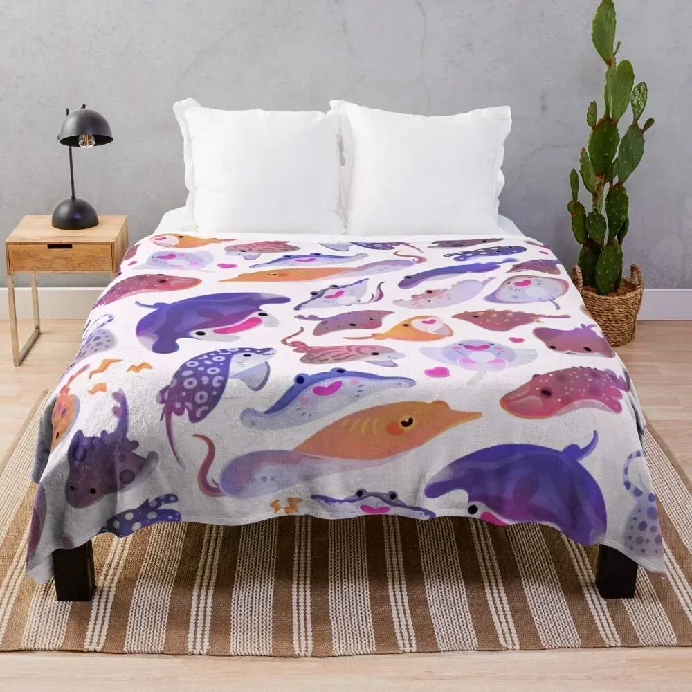

Ray day 1 - bright Throw Blanket Furrys Soft Plush Plaid heavy to sleep Nap Blankets