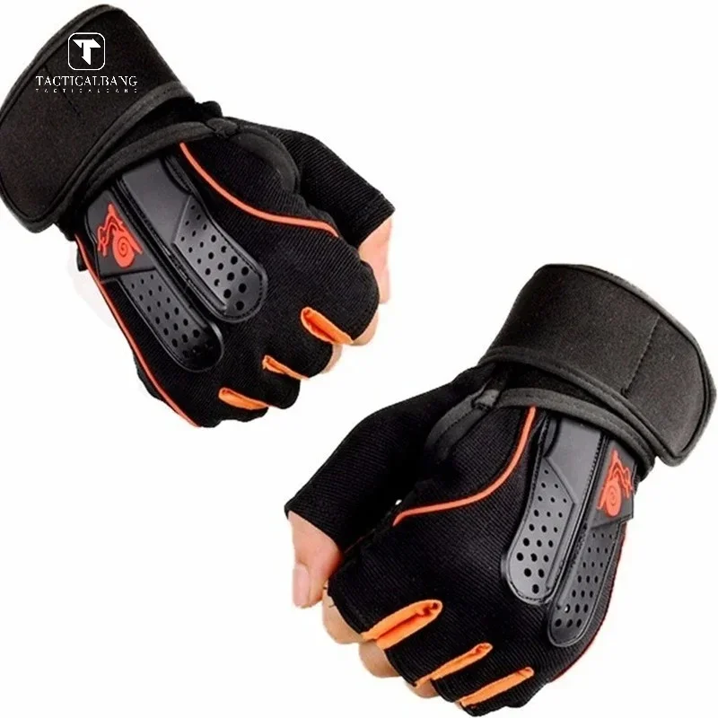 

Gym Body Building Training Fitness Gloves Sports Equipment Weight Lifting Workout Exercise Breathable Wrist Wrap for Men Women