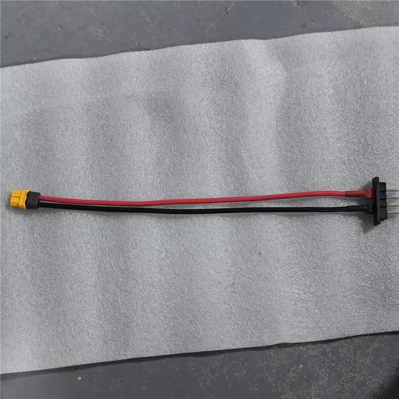 【Superdeals】2Pcs Battery Discharge Connector 4Pin Male XT60 Female Ebike Battery Cable For Hailong 1-2/G80 E-Bike Cycling Parts