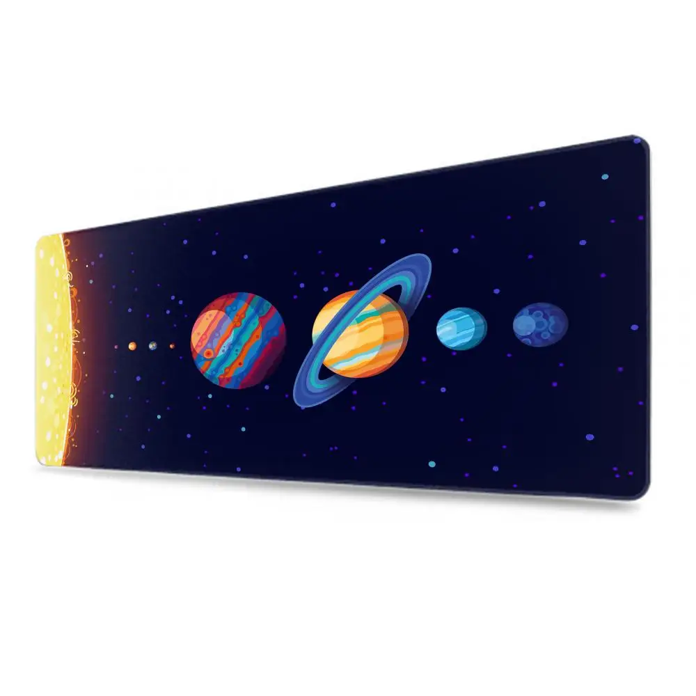 Universe Space Solar System Planet Large Gaming Mouse Pad Computer Laptop Mousepad XXL Keyboard Pad Desk Mat PC Gamer Mouse Mat