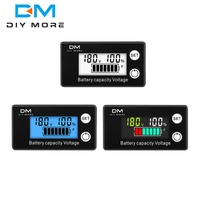 DC8-100V LCD Digital Meter 6133A Battery Capacity Indicator Lithium Ion Iron Phosphate Battery 12V 24V 36V 48V 60V 72V Voltmeter