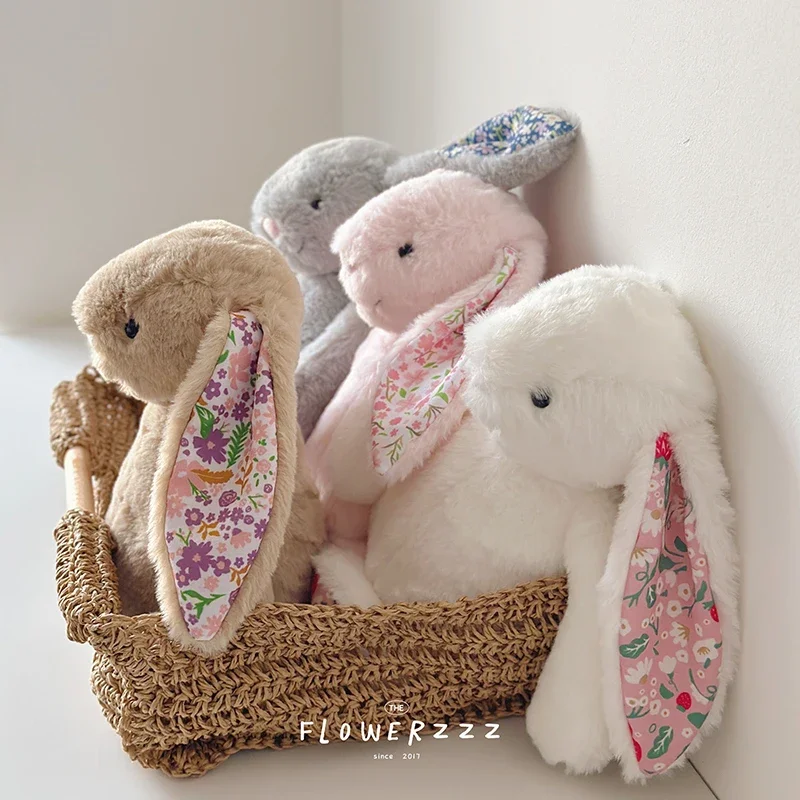 

Jellycat Bonnie Rabbit Цветочные уши Плюшевые игрушки Кролик Мягкие куклы Kawaii Декор комнаты Игрушка Мягкая диванная подушка Детские подарки на день рождения