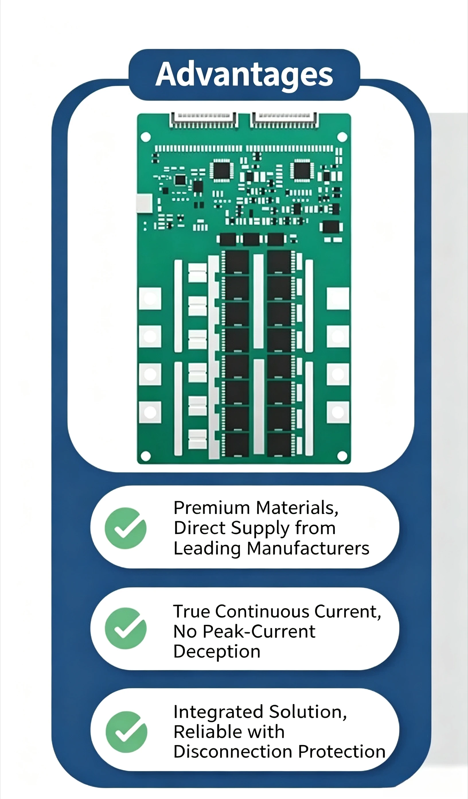 3‑24S Lithium Battery BMS With Bluetooth APP Auto Balance Protection Board For Ternary Lithium LiFePO4 Sodium‑ion Battery