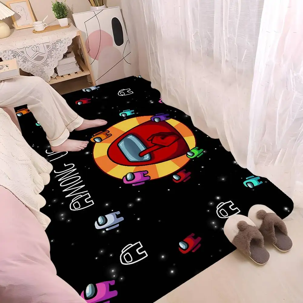 Hot Game A-Among U-Us Entrance Door Mat Washable Non-Slip Living Room Sofa Chairs Area Mat Kitchen Welcome Doormat