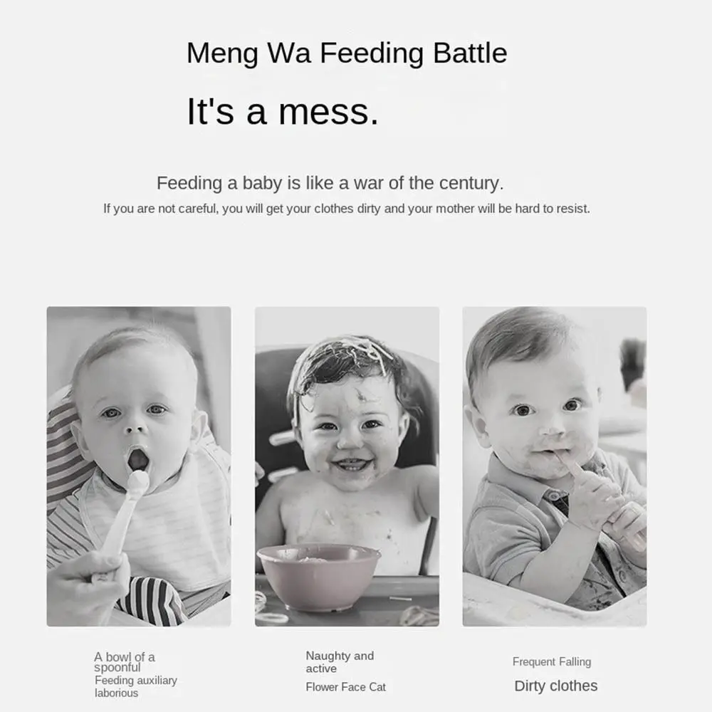 Silicone Baby Squeeze Spoon High Temperature Resistance Squeezing Milk Feeding Bottle Soft Tip Safe Rice Cereal Bottle