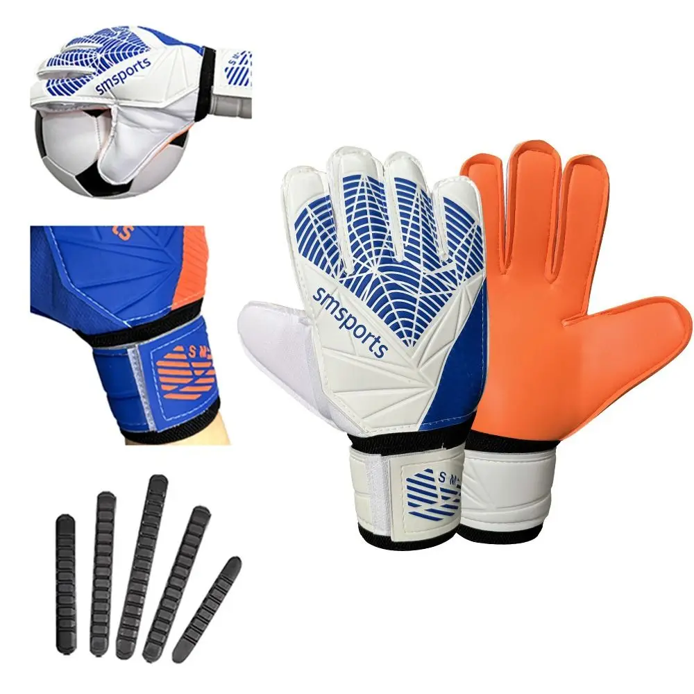 

Finger Protection Goalkeeper Gloves Non-Slip Durable Football Goalkeeper Gloves Wear-Resistant Thickened Latex Soccer Gloves
