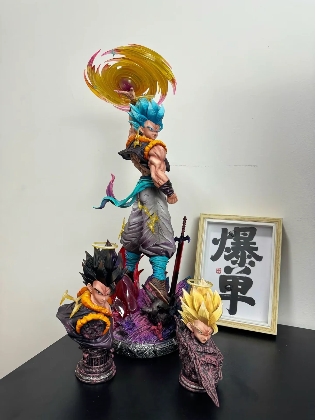 ドラゴンボール ゴジータ フィギュア JT studio 新作 (45cm) In Stock 45cm JT Studio Dragon Ball Gogeta Anime Figure Gogeta