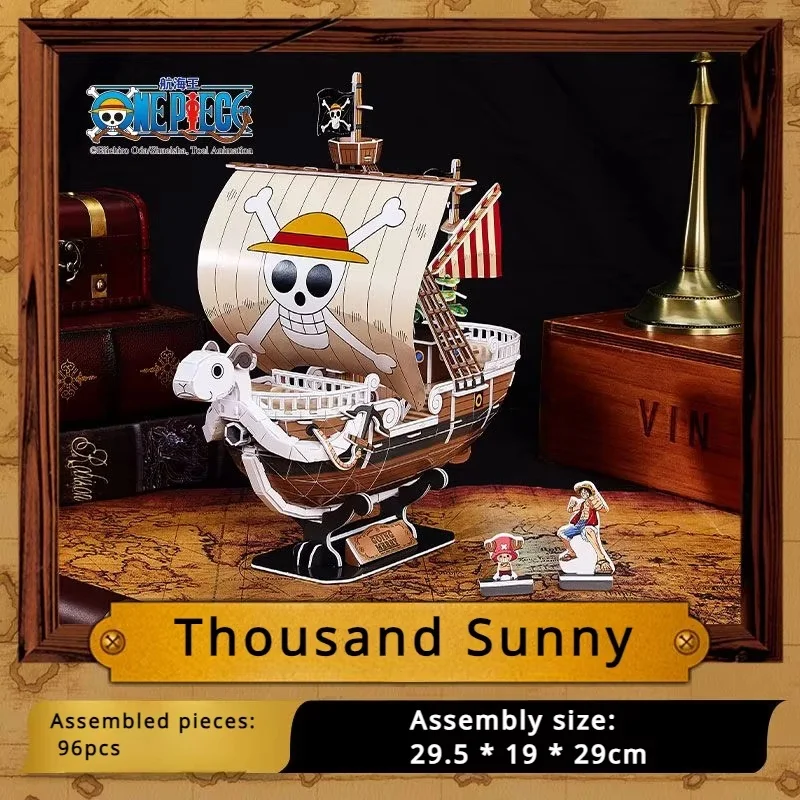 New Popular Cartoon Anime Navigation King Meili 3d Ship Model Trendy Play Polar Diving Ship Collection Model Christmas Gift