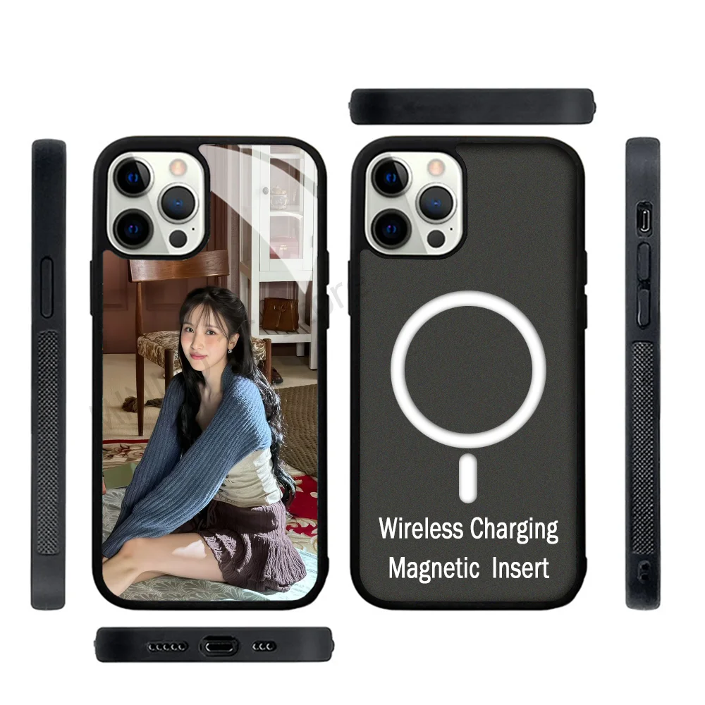 Korean Girl Mina T-Twice Phone Case Strong Magnetic For IPhone 15 14 13 Pro Max 11 12 Mini For Magsafe