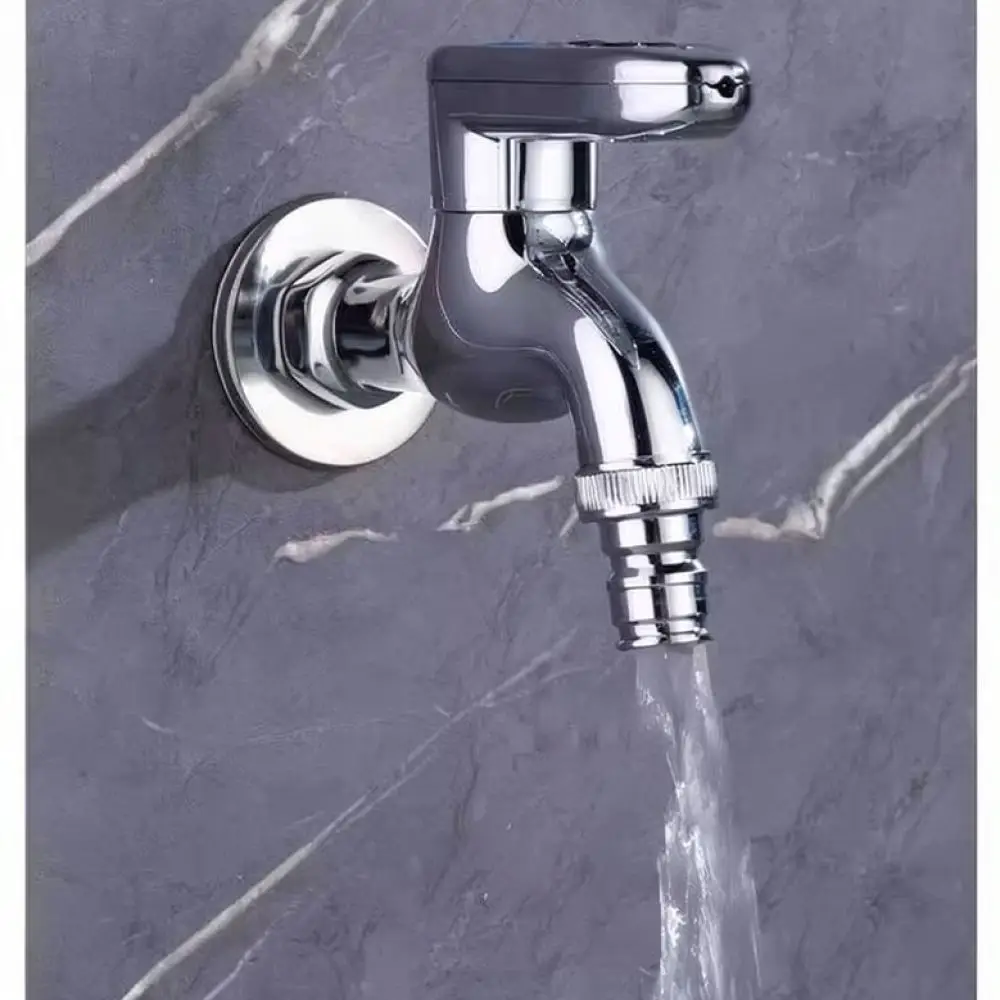 Outdoor Brass Security Tap With Password Lock Anti Theft Garden Water Faucet Durable Irrigation Spigot Quick Hose Connector