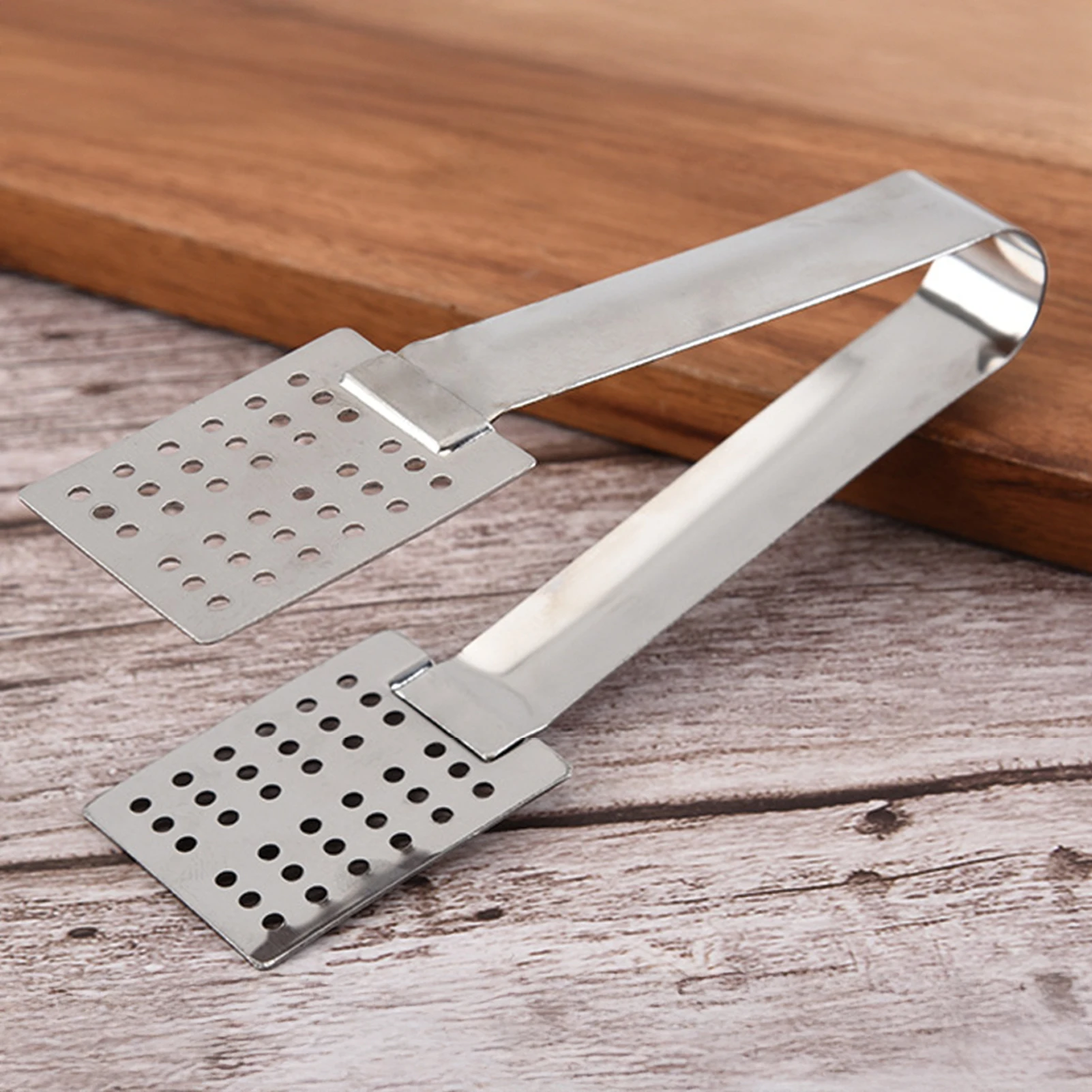Tea Bag Clip Thickened Lemon Tweezer Ice Sugar Barbecue Clip Home Kitchen Gadget Teaware Tong Squeezer Stainless Steel Food Clip