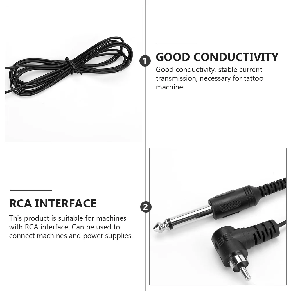 

Tattoos Machine Hook Line 1.92m Stable Current Transmission Clip Cord Tattoos Machine Cable Supplies Hook Line