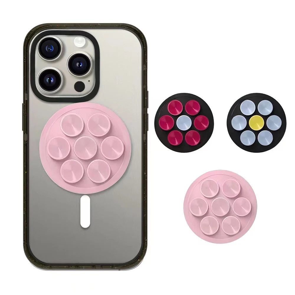 

Creative Flowers Sucker Phone Holder Magnetic Folding Phone Stand for IPhone Holder Mount Support for Samsung Galaxy