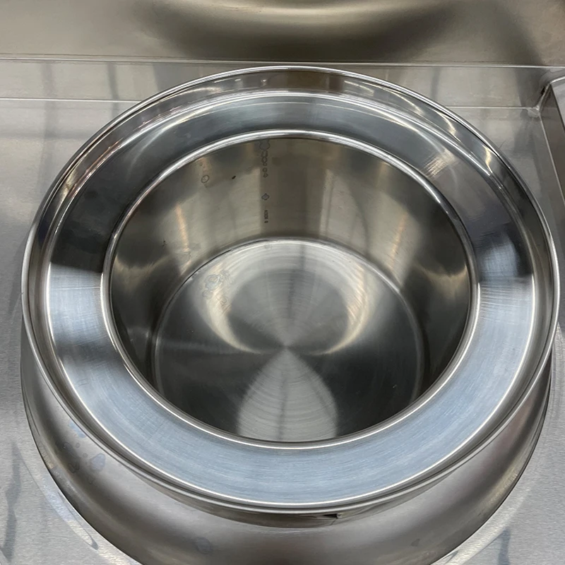 Cocina de inducción comercial TLF con estufa eléctrica Vertical grande de acero inoxidable para cocinar Wok