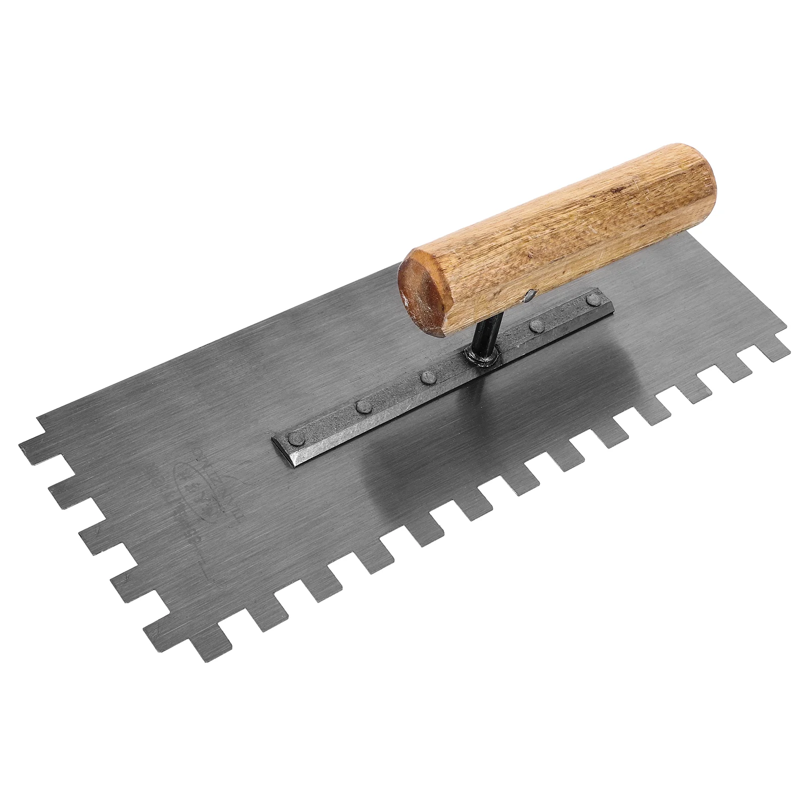 Truelle à outils pour carreaux avec manche en bois, outils de plâtre en céramique, métal, acier, béton, maçon