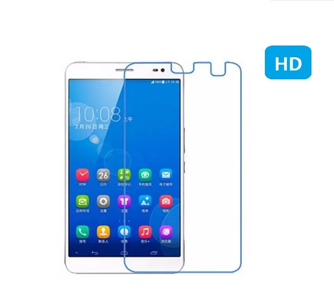 Top quality HD lcd Clear Glossy screen protector film For Huawei honor X1 7D-501U Media pad 7.0