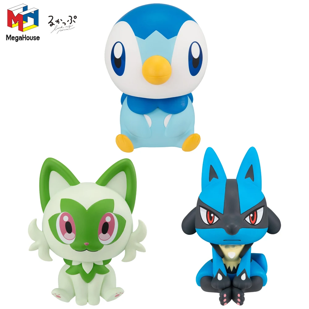 originale-new-megahouse-look-up-series-pokemon-sprrigatito-piplup-lucario-da-collezione-anime-figure-model-ornownet-gift-toys