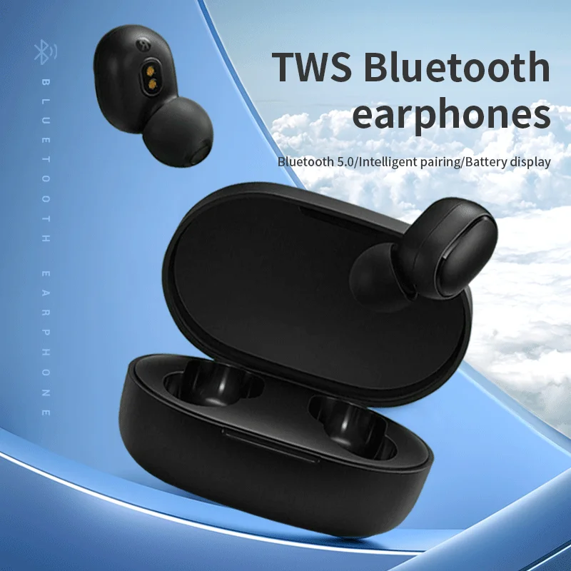 A6s Bluetooth Earphones Tws In Ear Bluetooth 50 Running Sports Stereo Buttons With Microphone Wireless Headphones