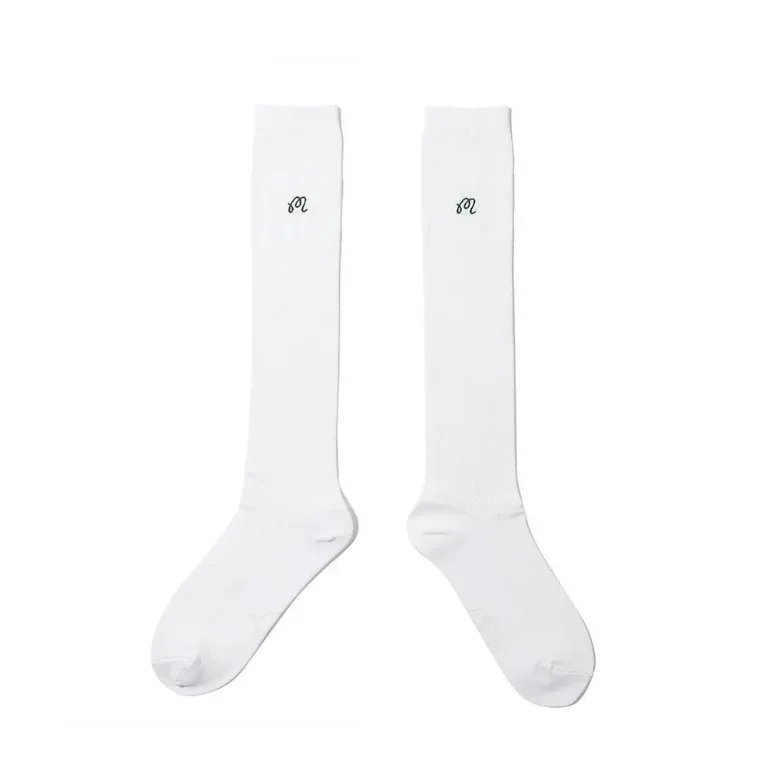 Golf socks women's long socks embroidery summer thin outdoor casual sunscreen socks golf women's wear