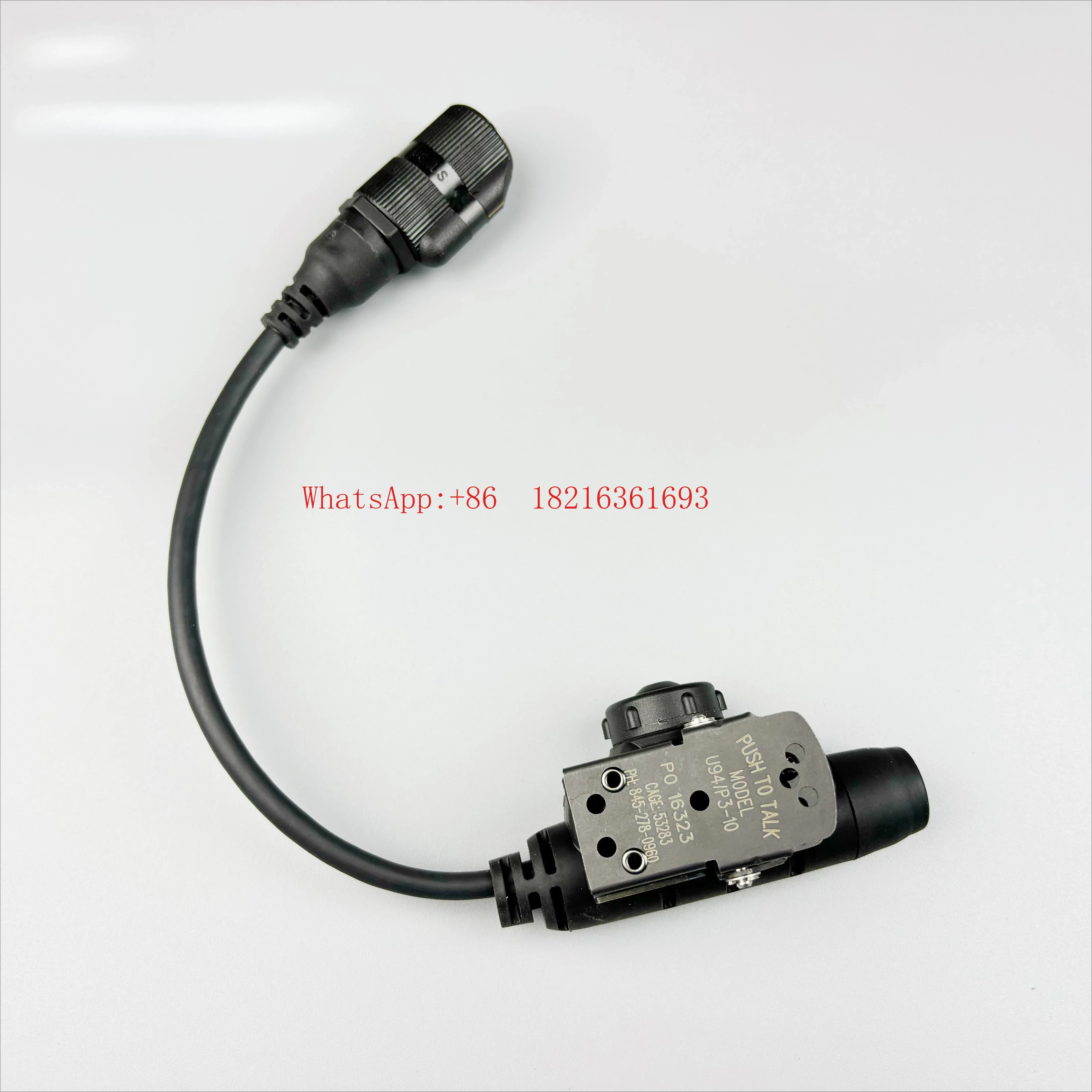2026GOOD Replica U94V2 PTT 6-pin Soft Rubber Waterproof Interface, Noise Reduction Earphone Cable Accessories