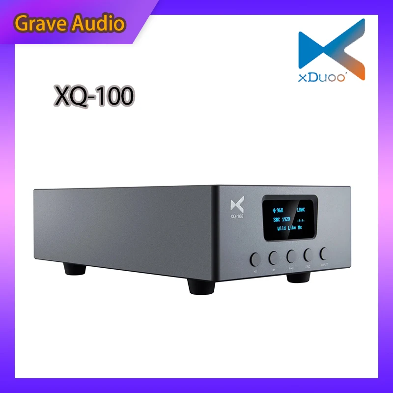 

XDUOO XQ-100 XQ100 HIFI DAC Wireless Bluetooth 5.0 LDAC Receiver Dual ES9038Q2M SRC Upconversion Decoder Receiver