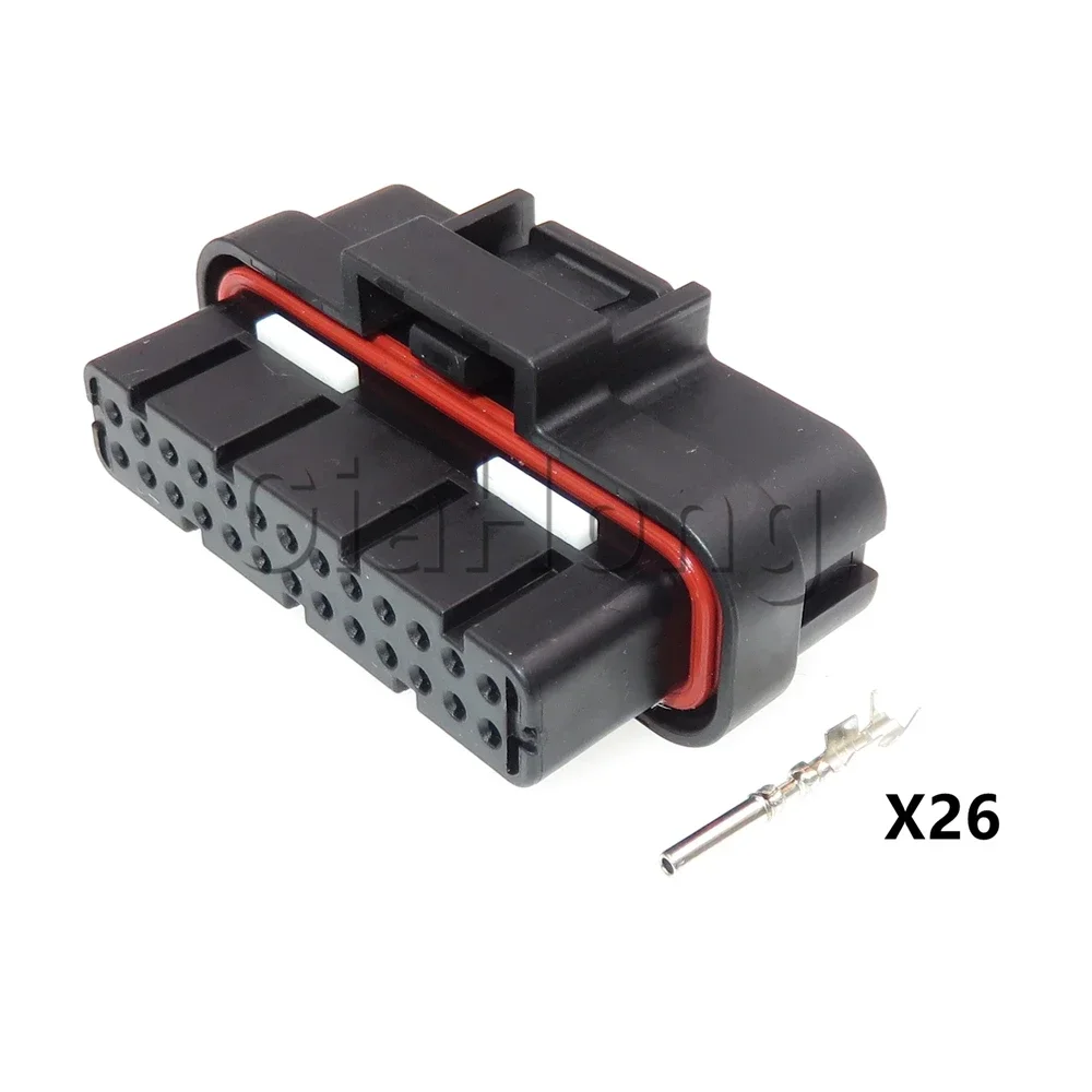 

1 Set 26 Ways 1473712-2 AC Assembly Automobile Connector Auto Computer ECU Cable Waterproof Socket 1473712-1