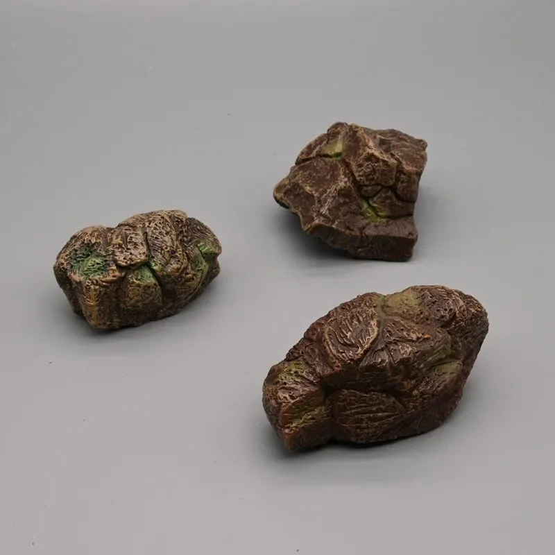 1/12 Scale Soldier Scene Prop Accessories Simulated Trunk Wooden Box Stone Model for 6'' Action Figures Body Decoration