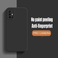 Matte Soft Silicone Case For Samsung Galaxy A51 A71 4G A31 A21s 2020 Camera Protector Original Back Cover A 51 71 31 Funda Coque