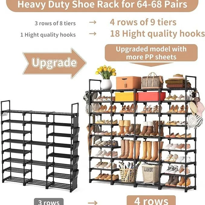 VT3 Nordic simple shoe rack simple floor household combination shoe cabinet bedroom storage large rack